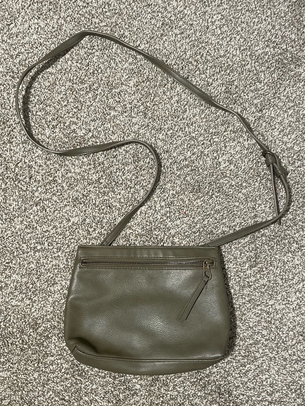 Olive Green Crossbody Shoulder Bag